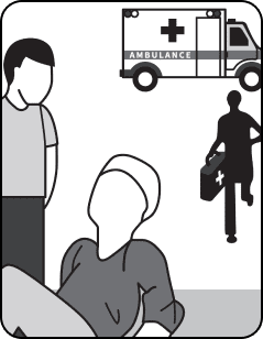 Naloxone nasal spray administration step illustration