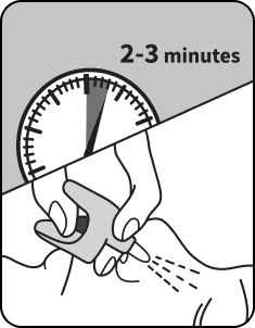 Naloxone nasal spray quick start guide illustration